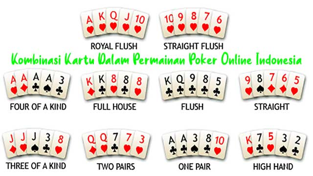 Kombinasi Kartu Dalam Permainan Poker Online Indonesia